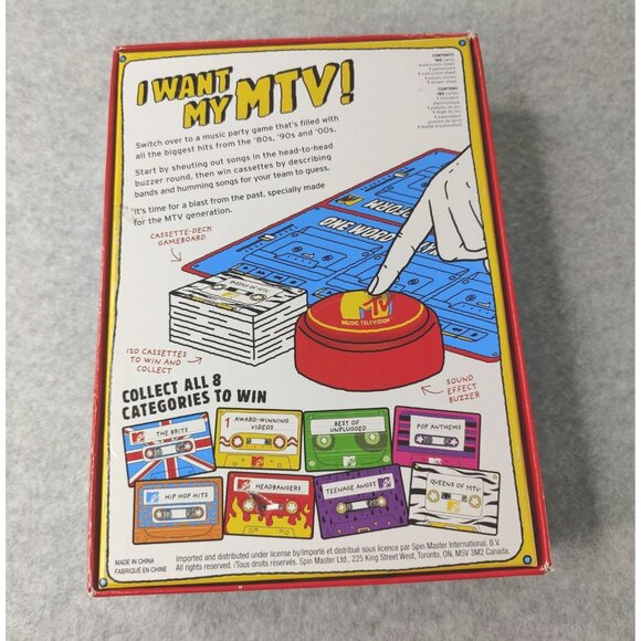 New MTV The Throwback Music Party Game - Picture 2 of 3